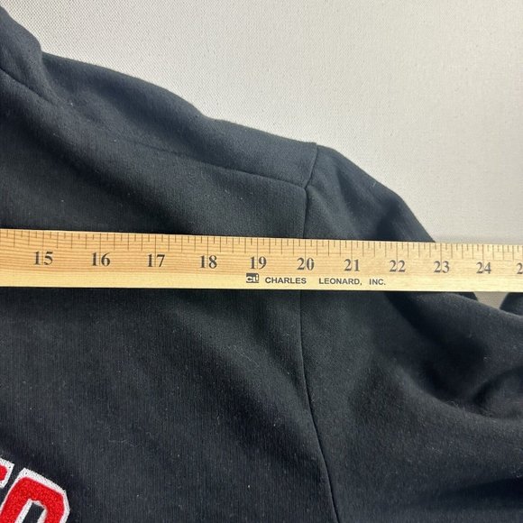 Vintage Ecko UNLTD Hoodie Mens XXL 2XL Black Red Spell Out Logo Full Zip Y2K - Picture 6 of 9